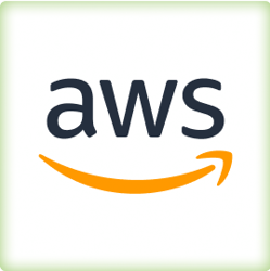 AWS logo.