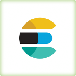 Elastic Search logo.