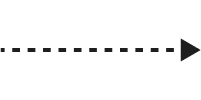 Broken line arrow pointing to the right