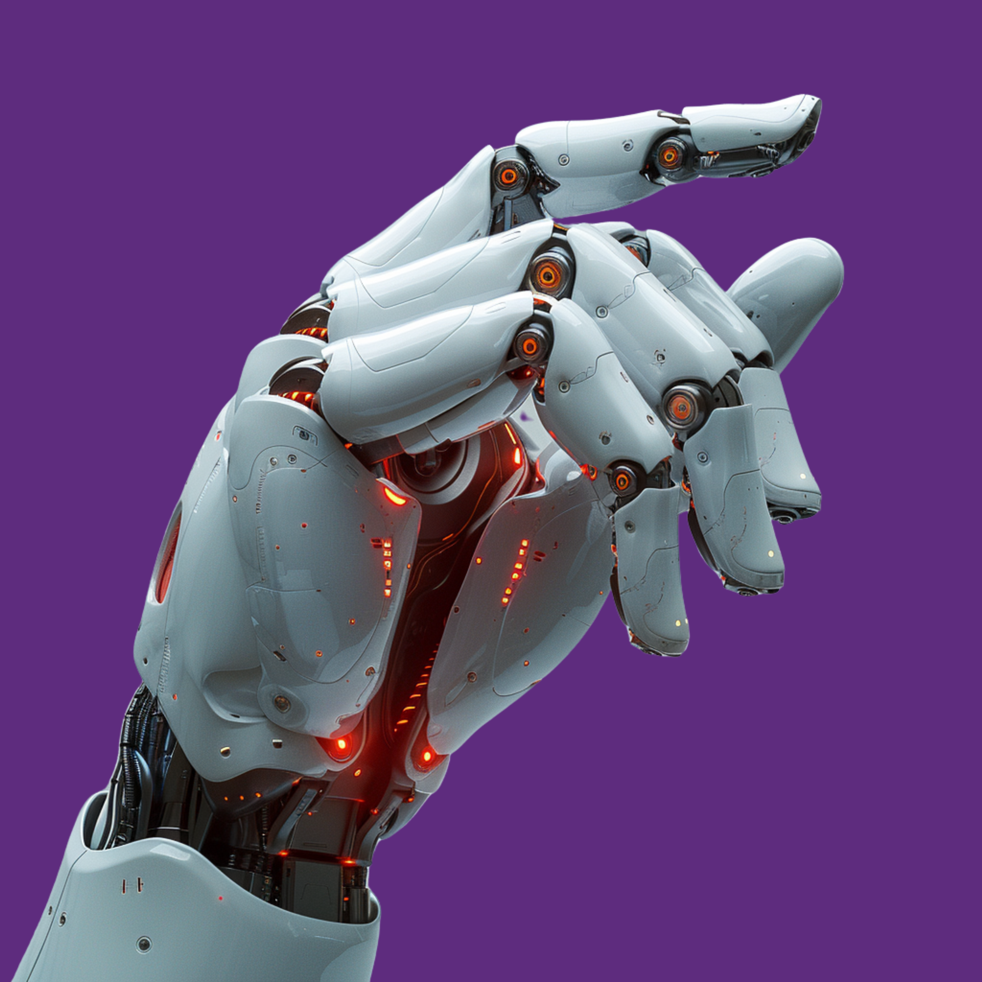 AI-generated robotic hand representing Agentic AI's autonomy.