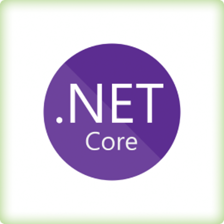 .NET Core logo.
