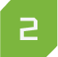 Number two in a light green square.
